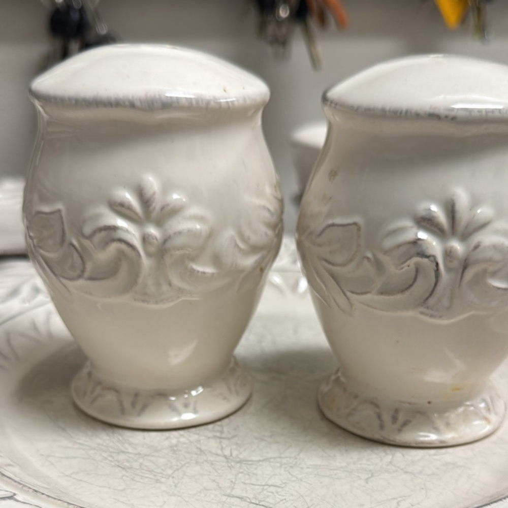 SALT & PEPPER SHAKER - CERTIFIED INTERNATIONAL, PAMELA GLADDING DESIGN